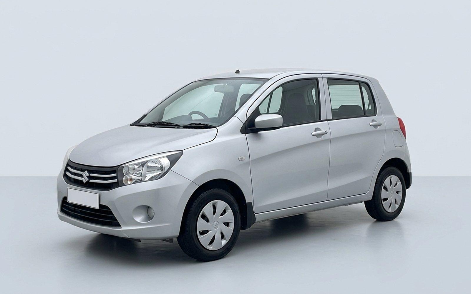 2015 Maruti Suzuki Celerio, silver, front three-quarter view