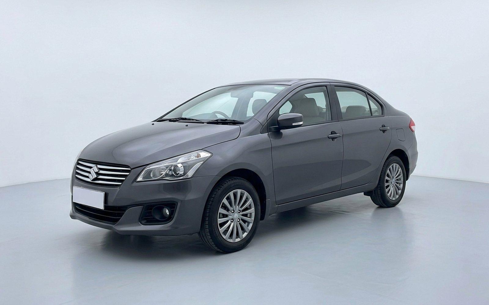 2018 Maruti Suzuki Ciaz, dark grey, front three-quarter view