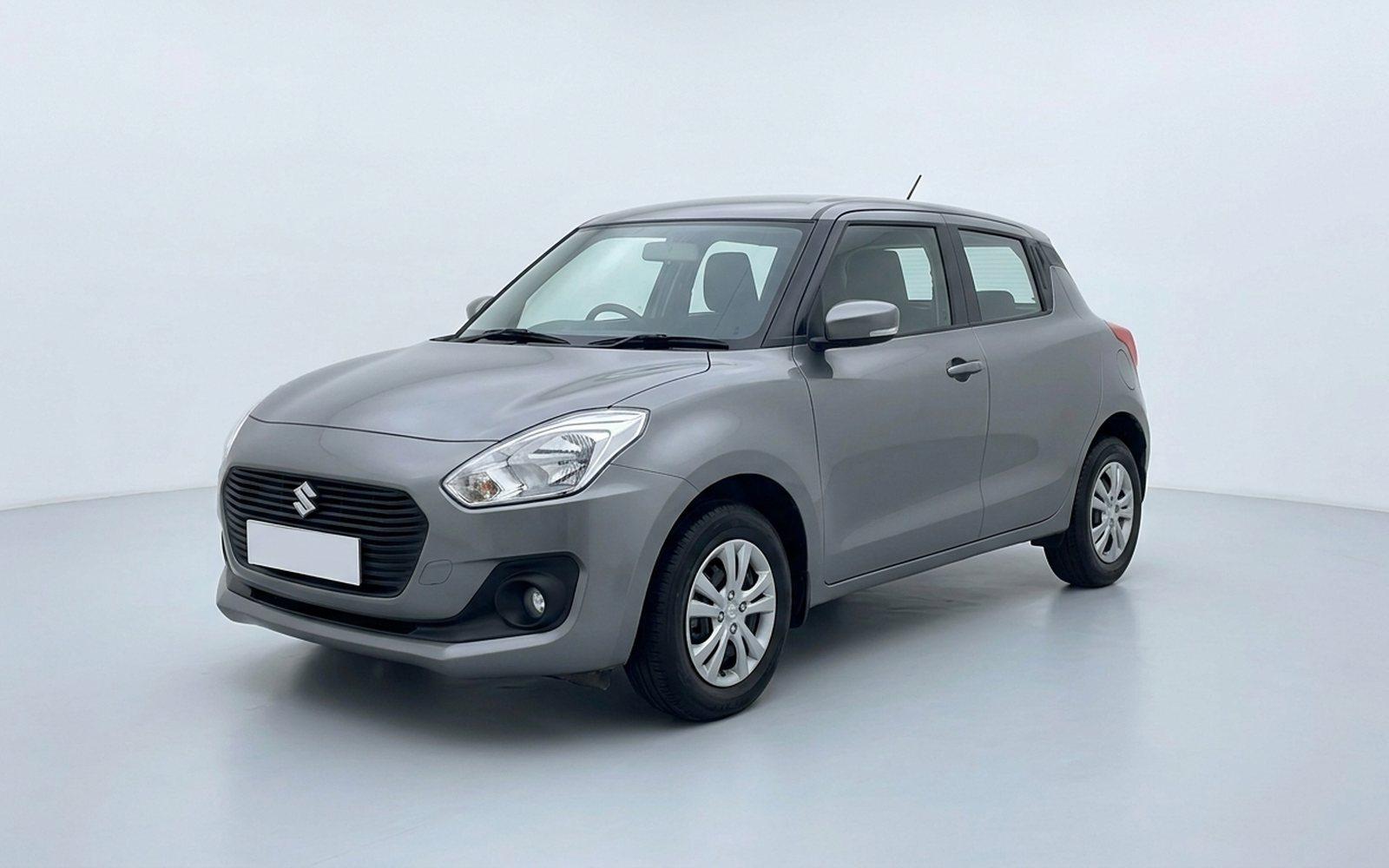 2022 Maruti Suzuki Swift, grey, front three-quarter view